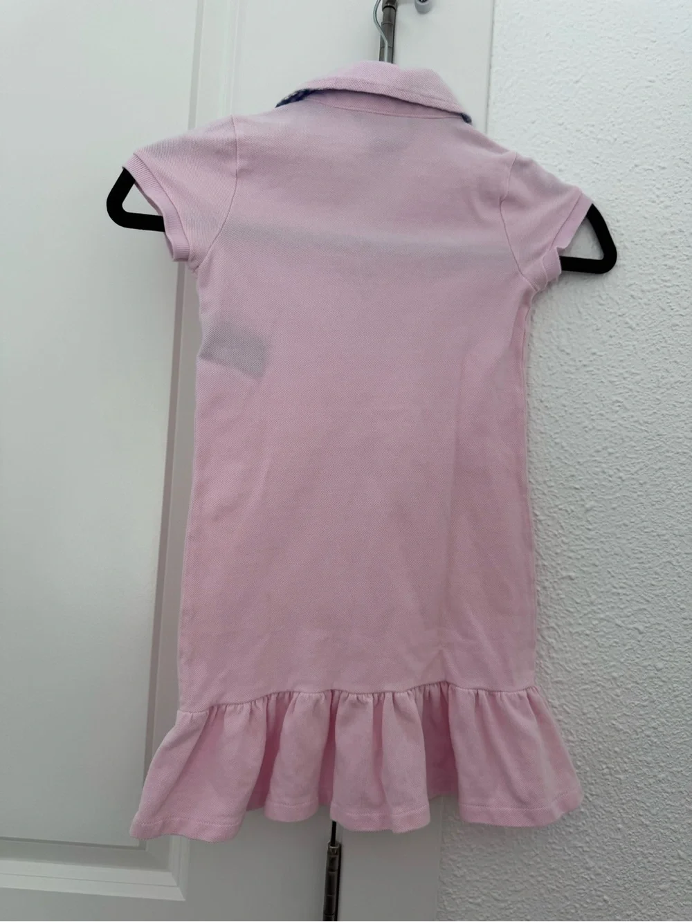 Ralph Lauren Girls' Pink Polo Dress Size -5